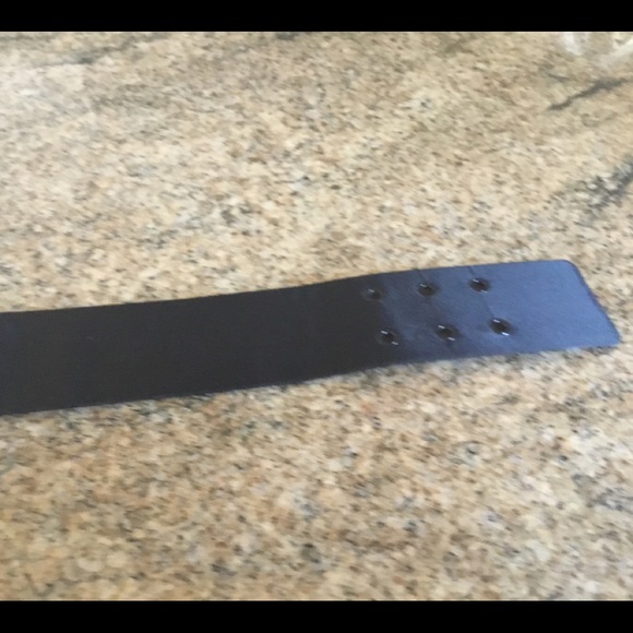 Black silk belt made in France - Picture 2 of 5